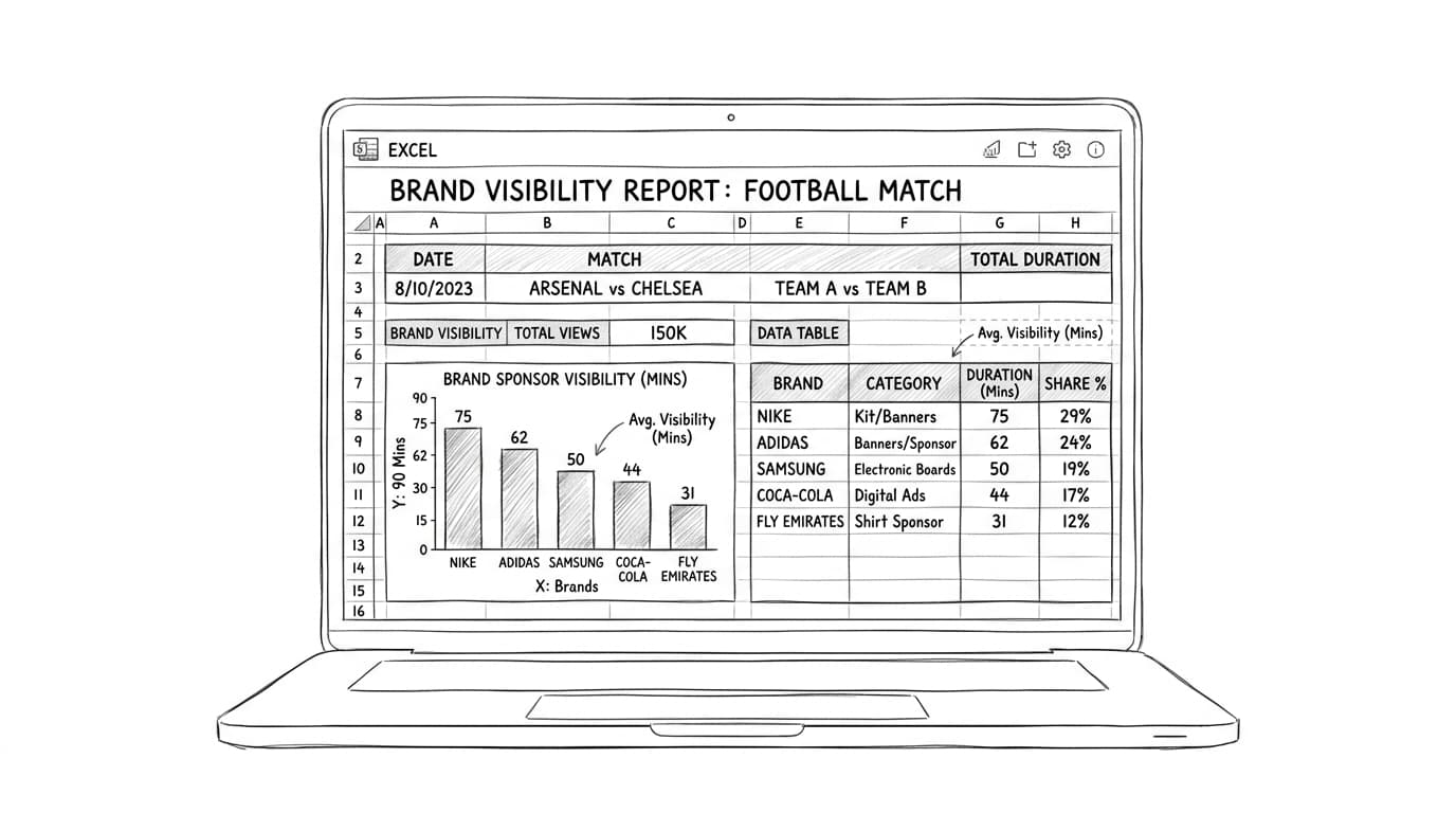 Brand Visibility Excel Report